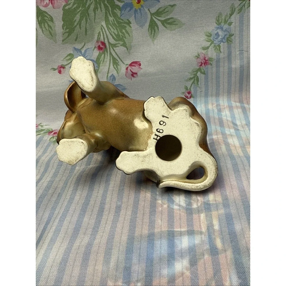 Vintage Lefton Dachshund Figurine 3.5
